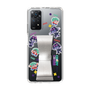スリムプロテクションケース - STAND & RING RIBBON Silver［ キャンディーカリエス - ステッカー ］