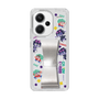 スリムプロテクションケース - STAND & RING RIBBON Silver［ キャンディーカリエス - ステッカー ］