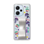 スリムプロテクションケース - STAND & RING RIBBON Silver［ キャンディーカリエス - ステッカー ］