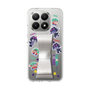 スリムプロテクションケース - STAND & RING RIBBON Silver［ キャンディーカリエス - ステッカー ］