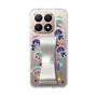 スリムプロテクションケース - STAND & RING RIBBON Silver［ キャンディーカリエス - ステッカー ］