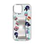 スリムプロテクションケース - STAND & RING RIBBON Silver［ キャンディーカリエス - みんな ］