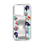 スリムプロテクションケース - STAND & RING RIBBON Silver［ キャンディーカリエス - みんな ］