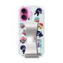 スリムプロテクションケース - STAND & RING RIBBON Silver［ キャンディーカリエス - みんな ］