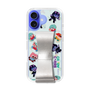 スリムプロテクションケース - STAND & RING RIBBON Silver［ キャンディーカリエス - みんな ］