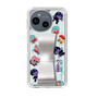 スリムプロテクションケース - STAND & RING RIBBON Silver［ キャンディーカリエス - みんな ］