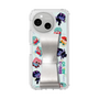 スリムプロテクションケース - STAND & RING RIBBON Silver［ キャンディーカリエス - みんな ］