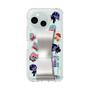 スリムプロテクションケース - STAND & RING RIBBON Silver［ キャンディーカリエス - みんな ］