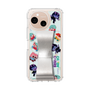 スリムプロテクションケース - STAND & RING RIBBON Silver［ キャンディーカリエス - みんな ］