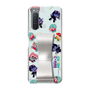 スリムプロテクションケース - STAND & RING RIBBON Silver［ キャンディーカリエス - みんな ］