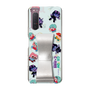スリムプロテクションケース - STAND & RING RIBBON Silver［ キャンディーカリエス - みんな ］