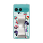 スリムプロテクションケース - STAND & RING RIBBON Silver［ キャンディーカリエス - みんな ］