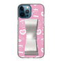 スリムプロテクションケース - STAND & RING RIBBON Silver［ エスターバニー - Pattern ］