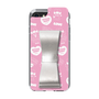 スリムプロテクションケース - STAND & RING RIBBON Silver［ エスターバニー - Pattern ］
