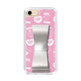 スリムプロテクションケース - STAND & RING RIBBON Silver［ エスターバニー - Pattern ］