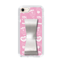 スリムプロテクションケース - STAND & RING RIBBON Silver［ エスターバニー - Pattern ］