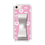 スリムプロテクションケース - STAND & RING RIBBON Silver［ エスターバニー - Pattern ］