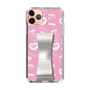 スリムプロテクションケース - STAND & RING RIBBON Silver［ エスターバニー - Pattern ］