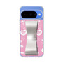 スリムプロテクションケース - STAND & RING RIBBON Silver［ エスターバニー - Pattern ］