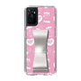 スリムプロテクションケース - STAND & RING RIBBON Silver［ エスターバニー - Pattern ］