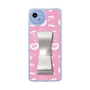 スリムプロテクションケース - STAND & RING RIBBON Silver［ エスターバニー - Pattern ］
