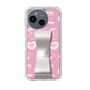 スリムプロテクションケース - STAND & RING RIBBON Silver［ エスターバニー - Pattern ］