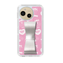 スリムプロテクションケース - STAND & RING RIBBON Silver［ エスターバニー - Pattern ］