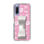 スリムプロテクションケース - STAND & RING RIBBON Silver［ エスターバニー - Pattern ］