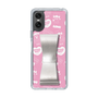 スリムプロテクションケース - STAND & RING RIBBON Silver［ エスターバニー - Pattern ］