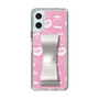 スリムプロテクションケース - STAND & RING RIBBON Silver［ エスターバニー - Pattern ］