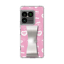 スリムプロテクションケース - STAND & RING RIBBON Silver［ エスターバニー - Pattern ］