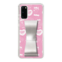 スリムプロテクションケース - STAND & RING RIBBON Silver［ エスターバニー - Pattern ］