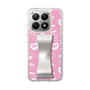 スリムプロテクションケース - STAND & RING RIBBON Silver［ エスターバニー - Pattern ］