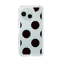 スリムプロテクションケース［ シンプルドット - Black ］