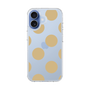 スリムプロテクションケース［ シンプルドット - Beige ］
