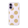 スリムプロテクションケース［ シンプルドット - Beige ］