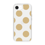 スリムプロテクションケース［ シンプルドット - Beige ］