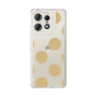 スリムプロテクションケース［ シンプルドット - Beige ］