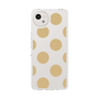 スリムプロテクションケース［ シンプルドット - Beige ］