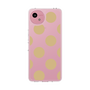 スリムプロテクションケース［ シンプルドット - Beige ］