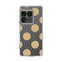 スリムプロテクションケース［ シンプルドット - Beige ］