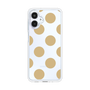 スリムプロテクションケース［ シンプルドット - Beige ］