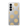 スリムプロテクションケース［ シンプルドット - Beige ］