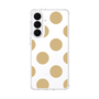 スリムプロテクションケース［ シンプルドット - Beige ］