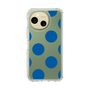 スリムプロテクションケース［ シンプルドット - Blue ］