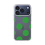 スリムプロテクションケース［ シンプルドット - Green ］