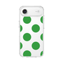 スリムプロテクションケース［ シンプルドット - Green ］