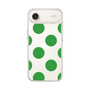 スリムプロテクションケース［ シンプルドット - Green ］
