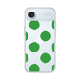 スリムプロテクションケース［ シンプルドット - Green ］