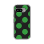 スリムプロテクションケース［ シンプルドット - Green ］